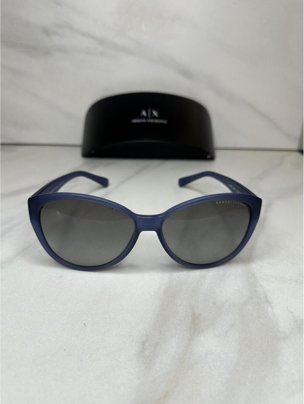 Armani Exchange AX4006 blue cat-eye sunglasses 59-14-135